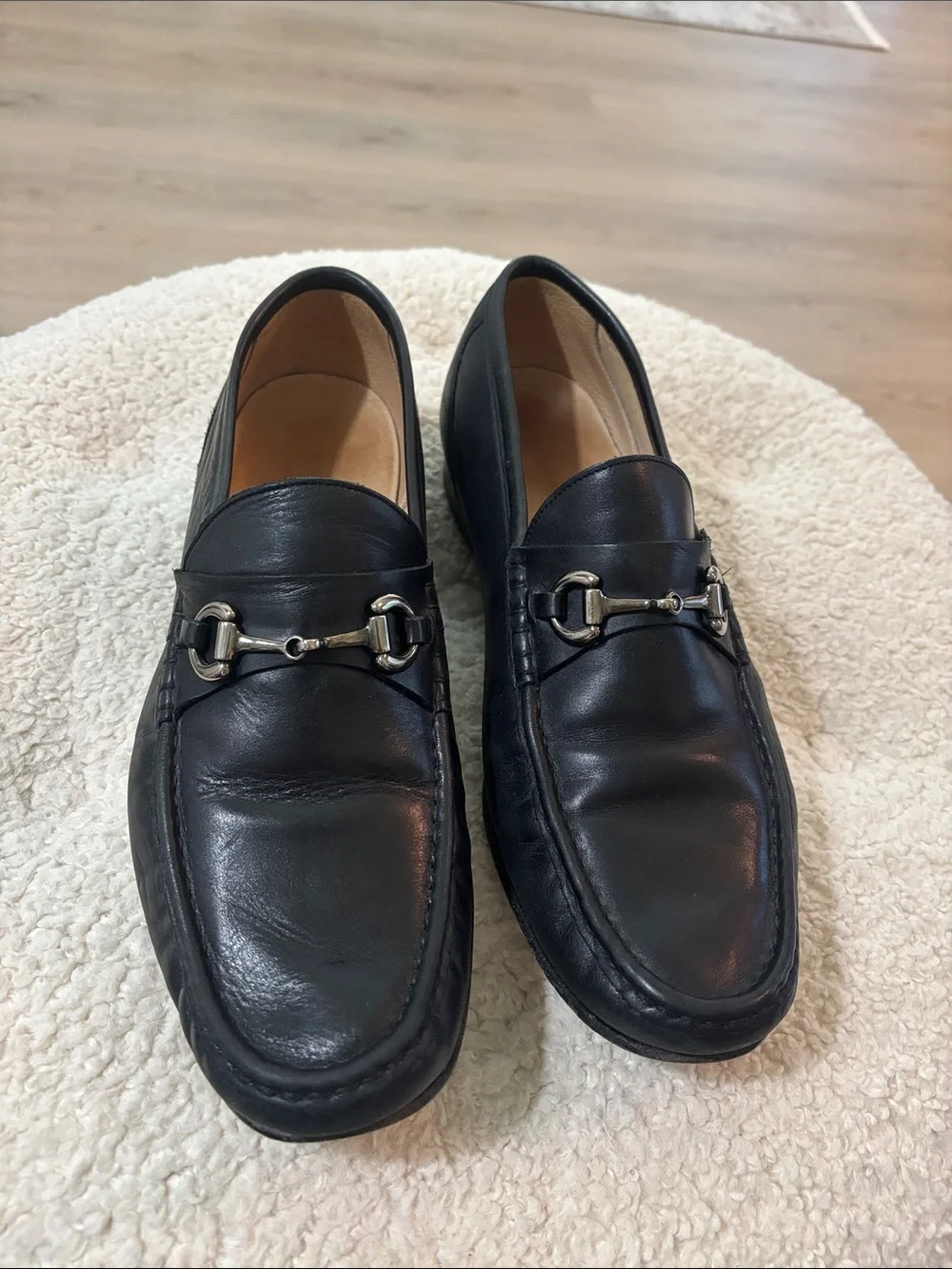 Beckett Simonon Black Leather Bit Loafers